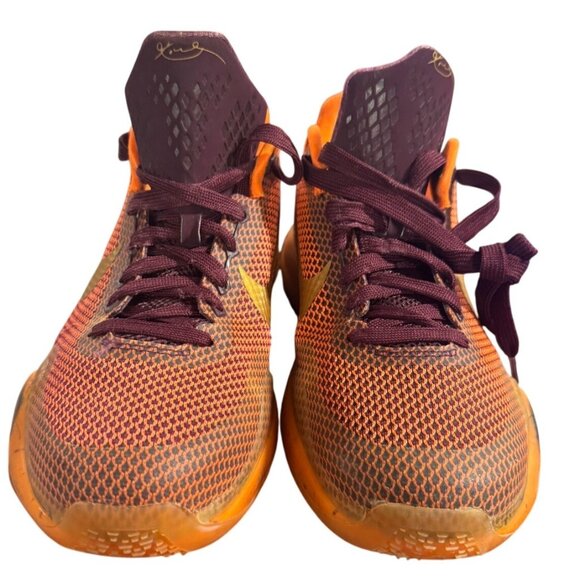 Nike Kobe X 10 Silk Road Orange Youth Size 5.5 Y/ Women's Sz 7 - Picture 2 of 9